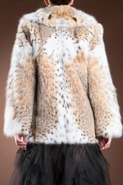 American Lynx Fur Jacket Women Fur Jackets