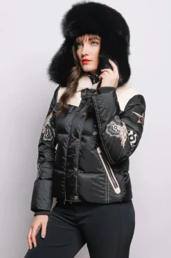 Outlet Amia Heritage Shearling & Down Functional Ski Jacket Women Ski Jackets