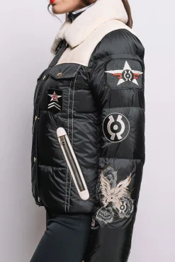 Outlet Amia Heritage Shearling & Down Functional Ski Jacket Women Ski Jackets