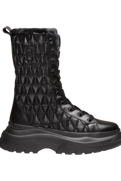 Discount Banff Quilted Side-Zip Lug Sole Shearling Boots Women Boots & Handbags