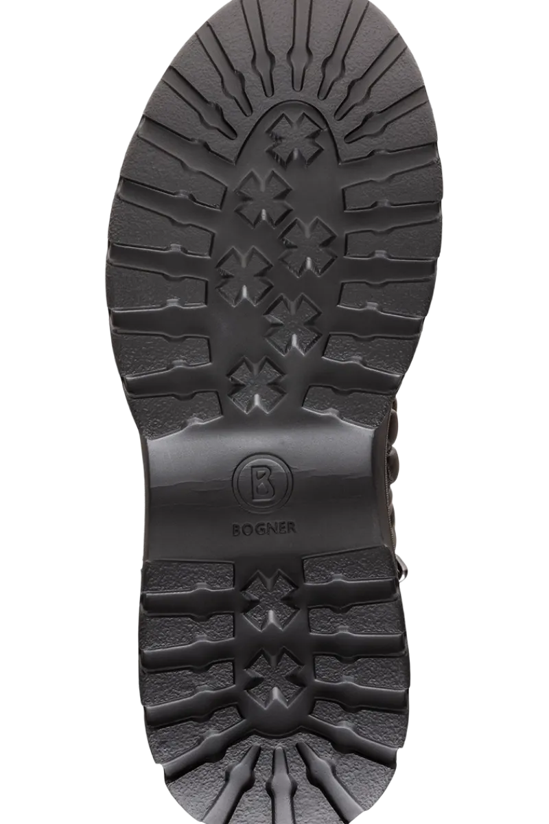 Discount Banff Quilted Side-Zip Lug Sole Shearling Boots Women Boots & Handbags