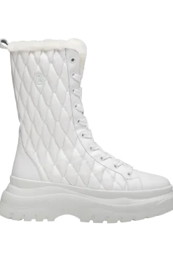 Discount Banff Quilted Side-Zip Lug Sole Shearling Boots Women Boots & Handbags