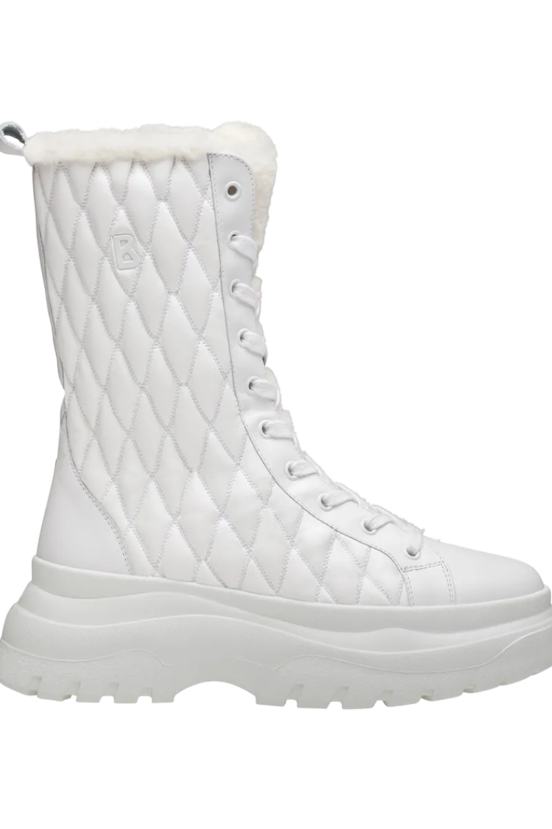 Discount Banff Quilted Side-Zip Lug Sole Shearling Boots Women Boots & Handbags