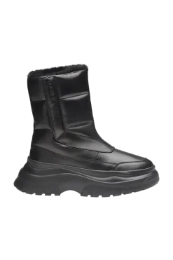 New Banff Side-Zip Lug Sole Shearling Boots Women Après Ski|Boots & Handbags
