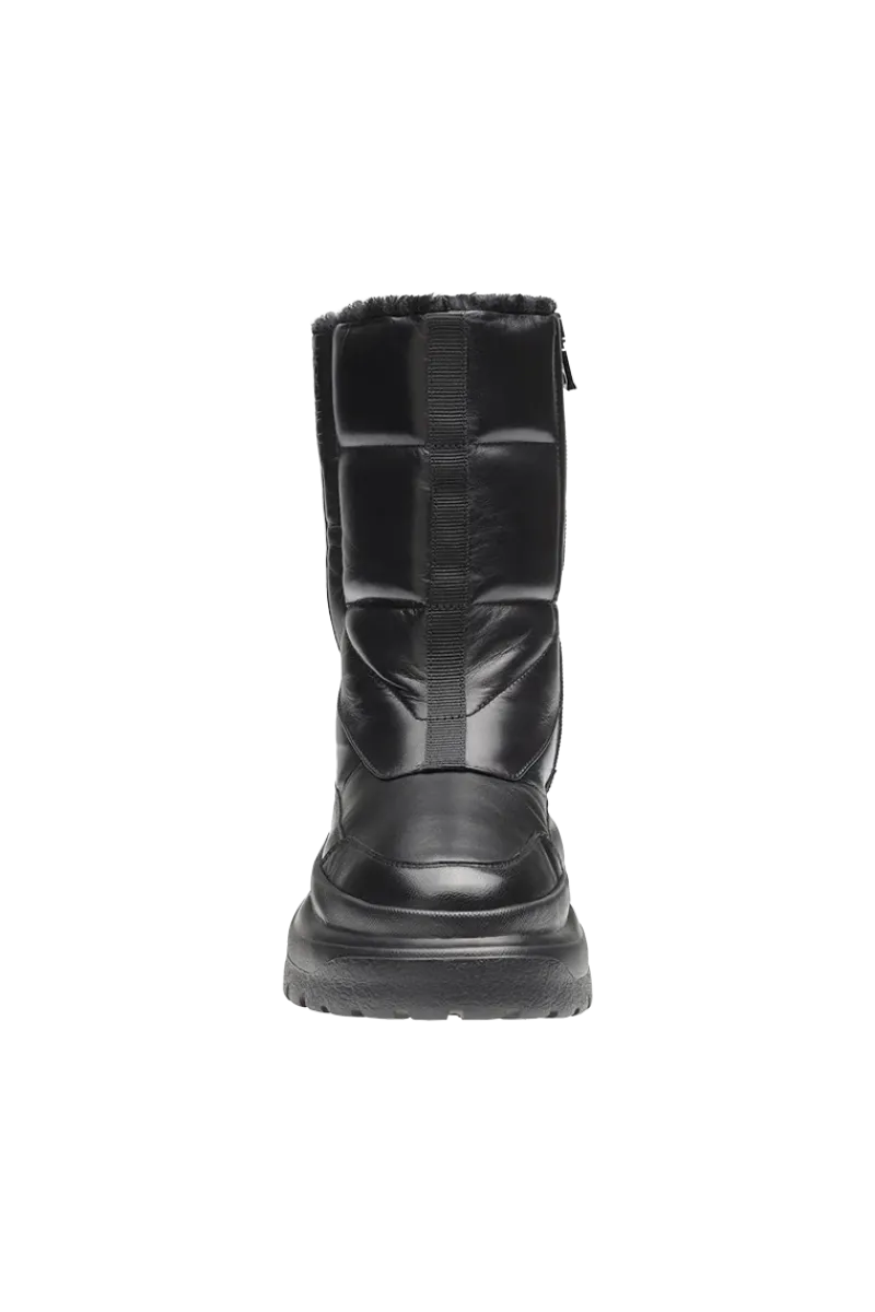 New Banff Side-Zip Lug Sole Shearling Boots Women Après Ski|Boots & Handbags