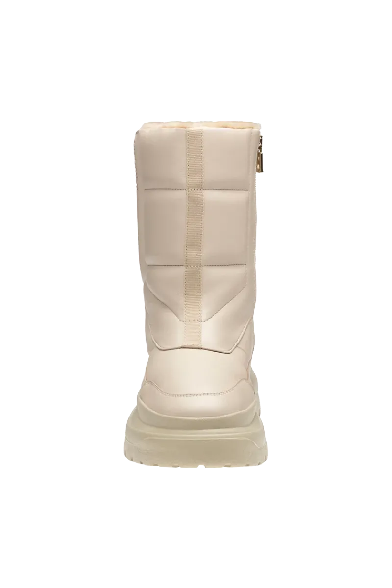 New Banff Side-Zip Lug Sole Shearling Boots Women Après Ski|Boots & Handbags