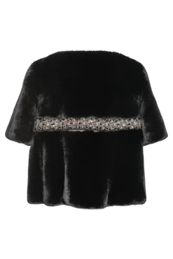 Best Beaded Evening Mink Fur Jacket Women Bridal Evening Fur|Mink