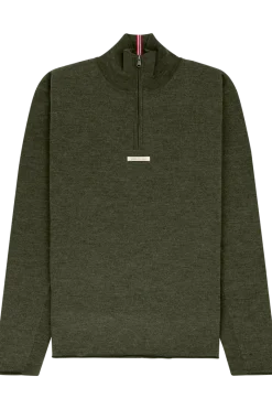 Boiled Wool Half Zip Ski Layers|Après Ski
