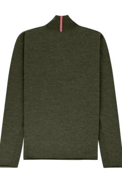 Boiled Wool Half Zip Ski Layers|Après Ski