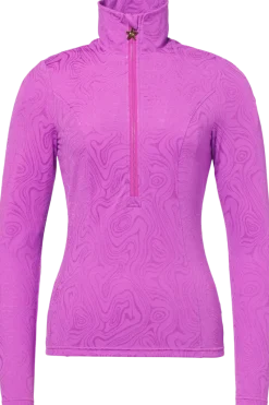 Brina Swirl Jacquard Ski Pully Women Ski Layers