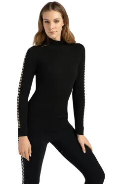 Sale Brooklyn Luxury Contemporary Heritage Turtleneck Women Ski Layers