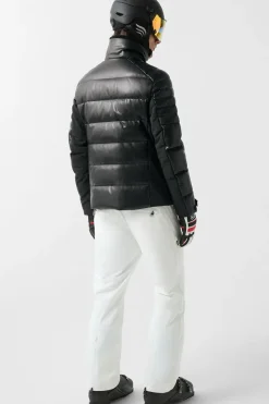Hot Calem-D Down Sport Leather Ski Jacket Ski Jackets