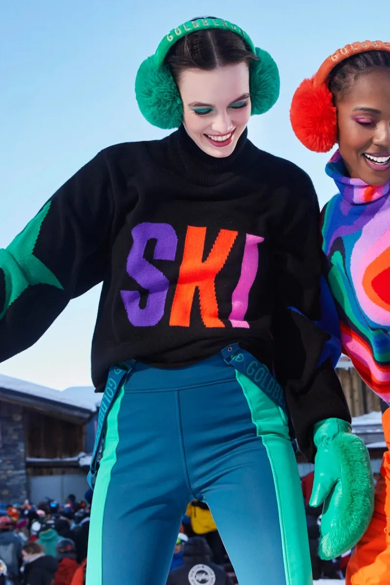 Discount Calore Long Sleeve Knit Sweater Women Ski Layers