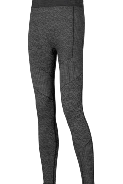 Hot Campanula Black Wool Base Layer Leggings Women Ski Layers