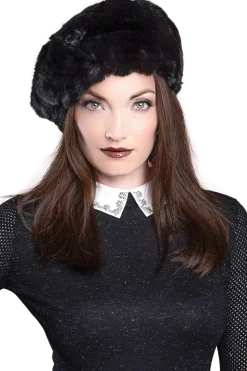 Best Chinchilla Fur Beret Women Hats|Chinchilla
