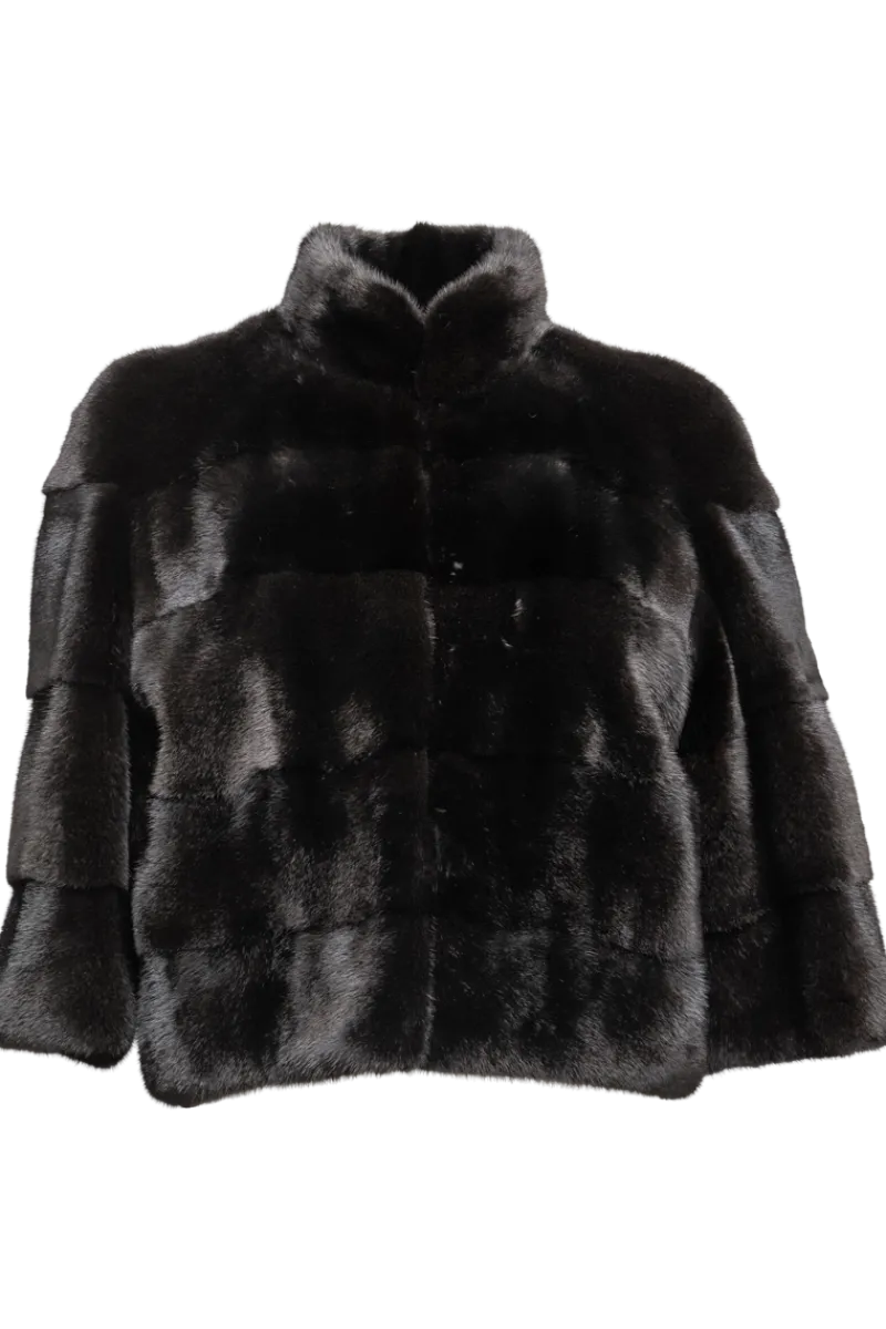 Sale Classic Horizontal Mink Fur Bolero Women Mink|Fur Jackets