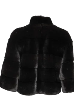 Sale Classic Horizontal Mink Fur Bolero Women Mink|Fur Jackets