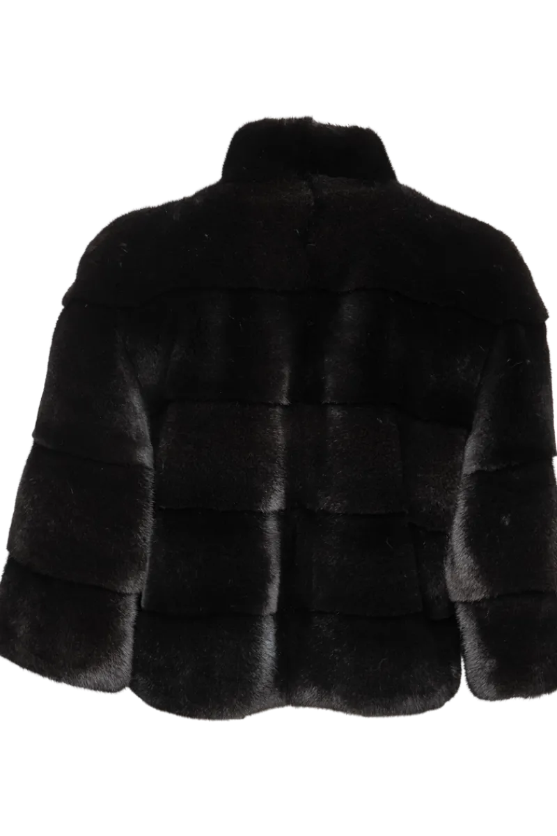 Sale Classic Horizontal Mink Fur Bolero Women Mink|Fur Jackets