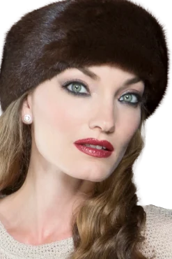 New Classic Mink Fur Headband Women Headbands & Earmuffs|Mink