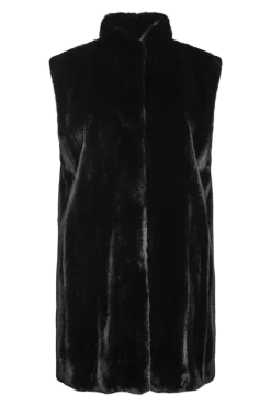 Best Classic Plus Size Vertical Mink Vest Women Mink|Plus Size Furs