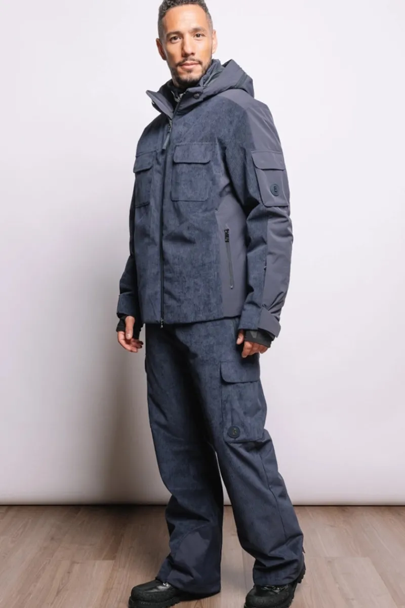 Online Cobe-D Down and Corduroy Ski Jacket Ski Jackets