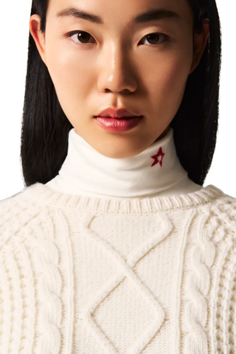 Sale Crystal Merino Wool Sweater Women Après Ski