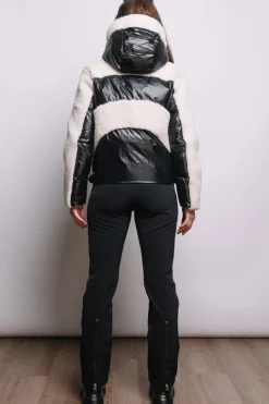 Dana Shearling & Down Ski Jacket Women Ski Jackets