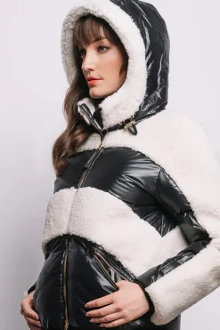 Dana Shearling & Down Ski Jacket Women Ski Jackets
