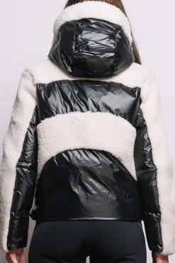 Dana Shearling & Down Ski Jacket Women Ski Jackets
