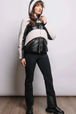 Dana Shearling & Down Ski Jacket Women Ski Jackets