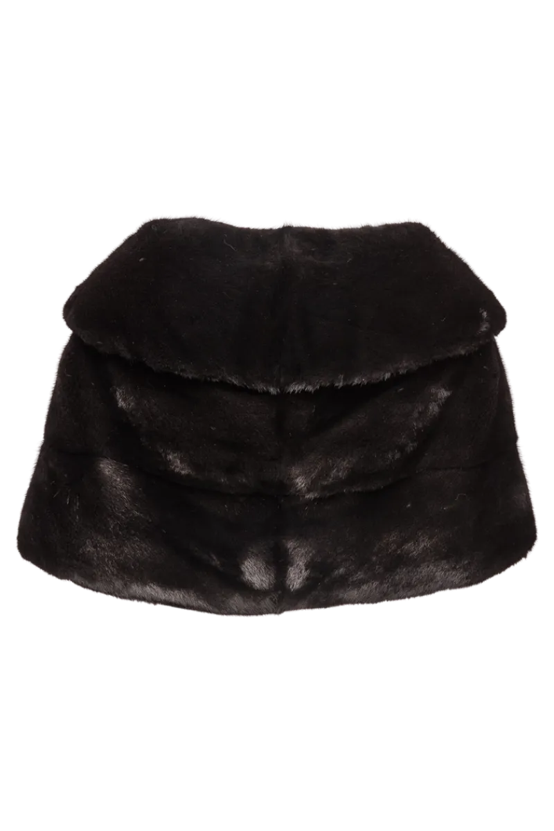 New Elegant - Evening - Horizontal Mink Fur Cape Women Bridal Evening Fur|Mink