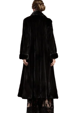 Hot Elegant Mink Flounce Fur Coat Women Mink|Fur Coats