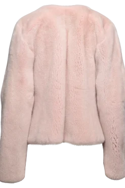 Sale Fitted Crew Neck Mink Fur Jacket Women Mink|Fur Jackets