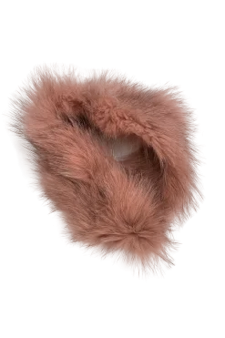 Hot Fox Belly Tricot Fur Collar Women Fox
