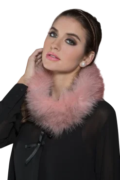 Hot Fox Belly Tricot Fur Collar Women Fox