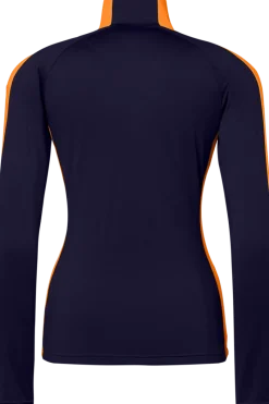 Sale Fuoco Striped Raglan Ski Pully Women Ski Layers