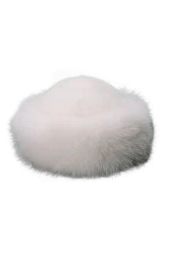 Best GiGi Mink Fur Crown and Fox Fur Roller Hat Women Hats|Fox