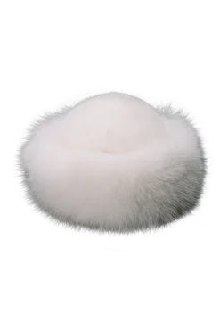 Best GiGi Mink Fur Crown and Fox Fur Roller Hat Women Hats|Fox