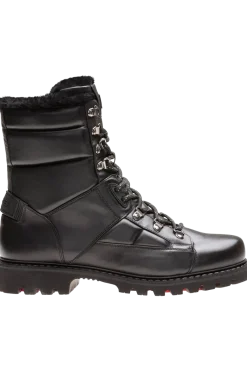 Helsinki Leather and Shearling Spike Boots Ski Accessories & Gear|Boots