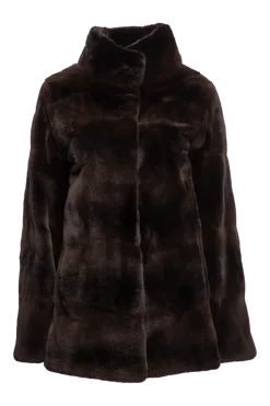 Horizontal Mink Fur Jacket Women Fur Jackets