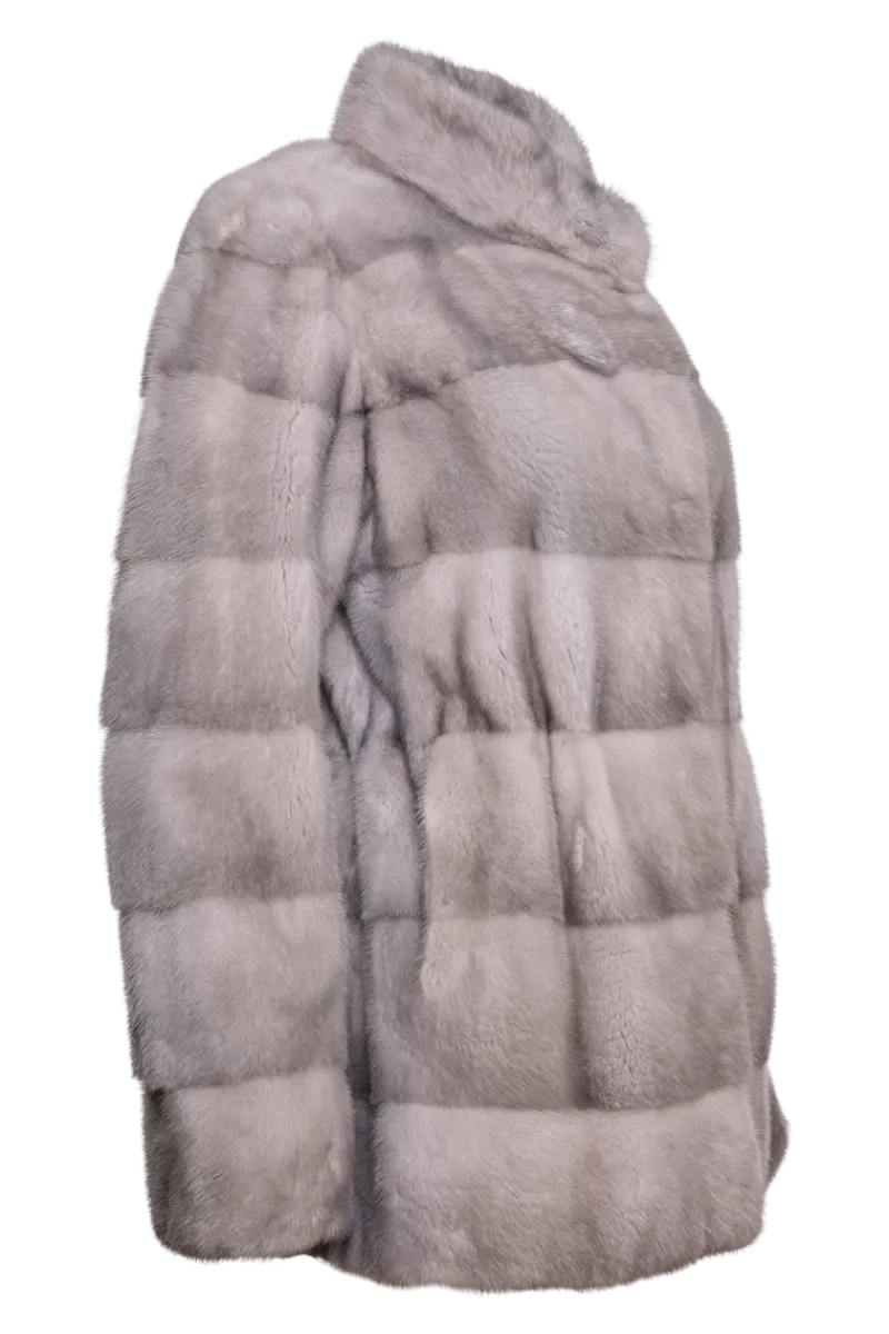 New Horizontal Natural Fur Jacket Women Mink|Fur Jackets