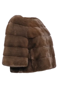 New Horizontal Solid Color Mink Fur Pull - Over - Side Zipper Women Fur Jackets|Mink