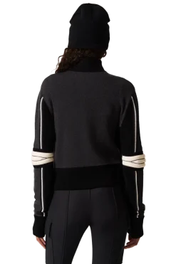 Sale JG Zip Through Knit Sweater Women Ski Layers