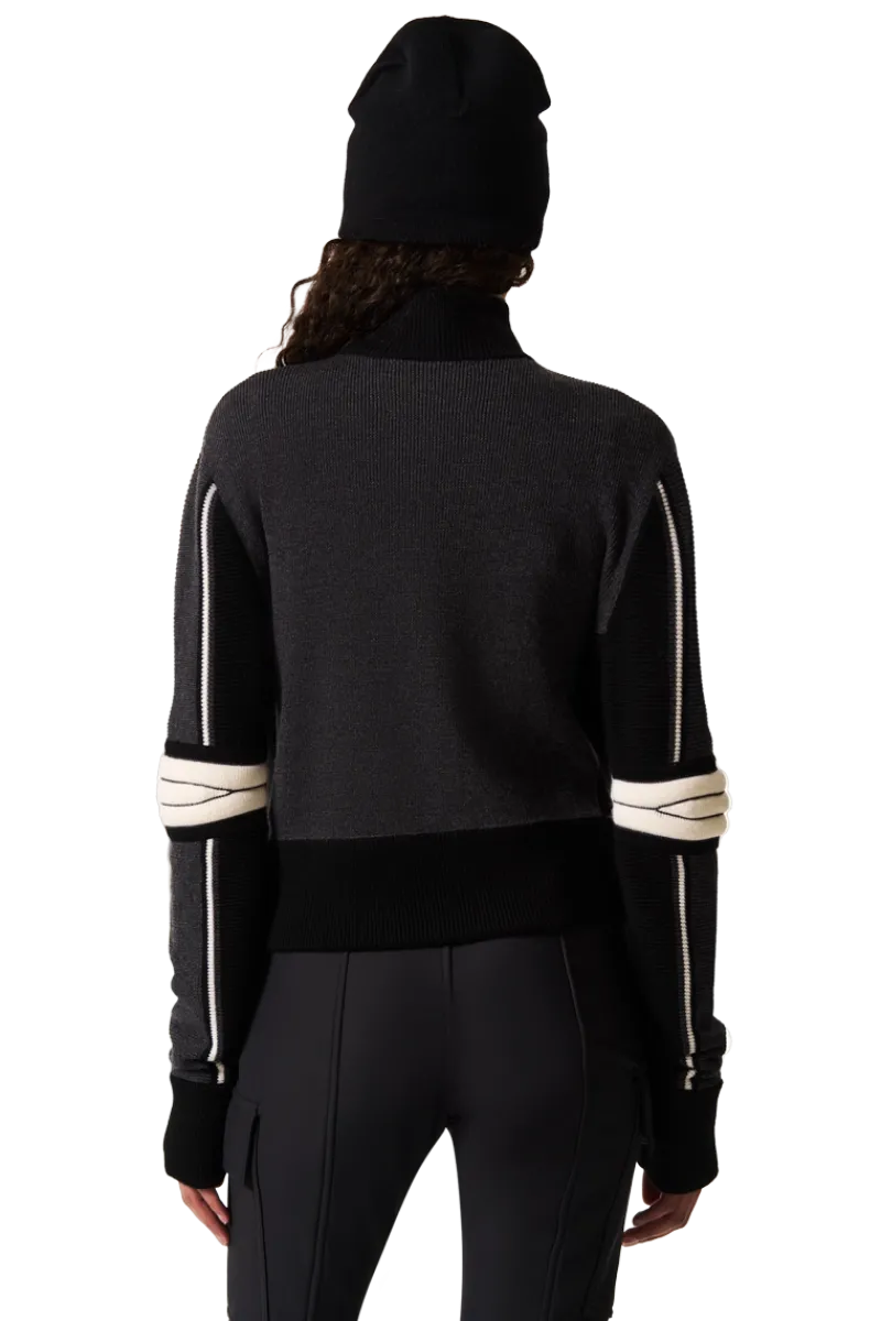 Sale JG Zip Through Knit Sweater Women Ski Layers