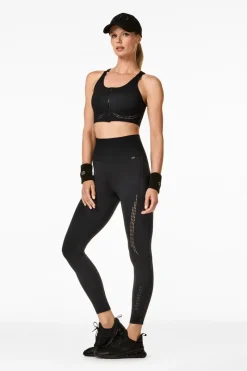 Hot Juliette Laser Cut Tights Women All Activewear