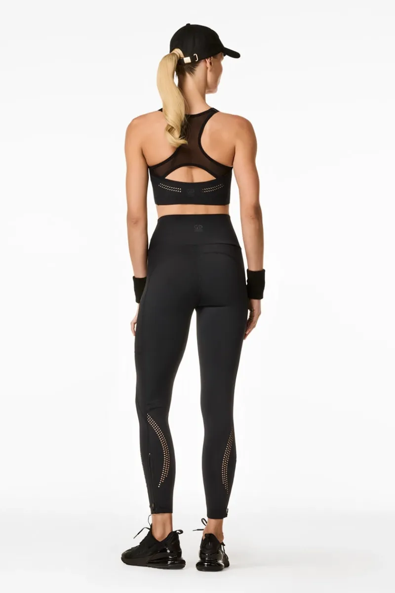 Hot Juliette Laser Cut Tights Women All Activewear