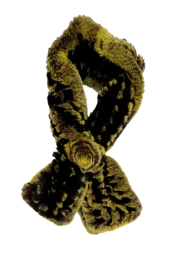 Best Knitted Rex Rabbit Pull-Though Scarves-Flower Detail Women Scarves|Rex Rabbit