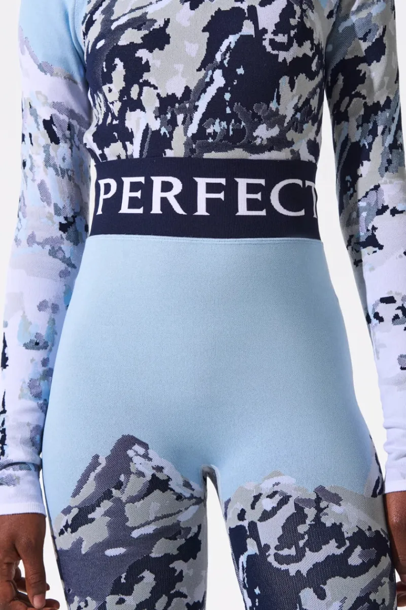 Hot Print Jacquard Leggings Women Ski Layers