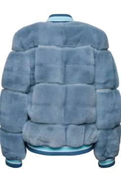 Sale Baseball Zip Up Mink Fur Jacket Women Mink|Fur Jackets