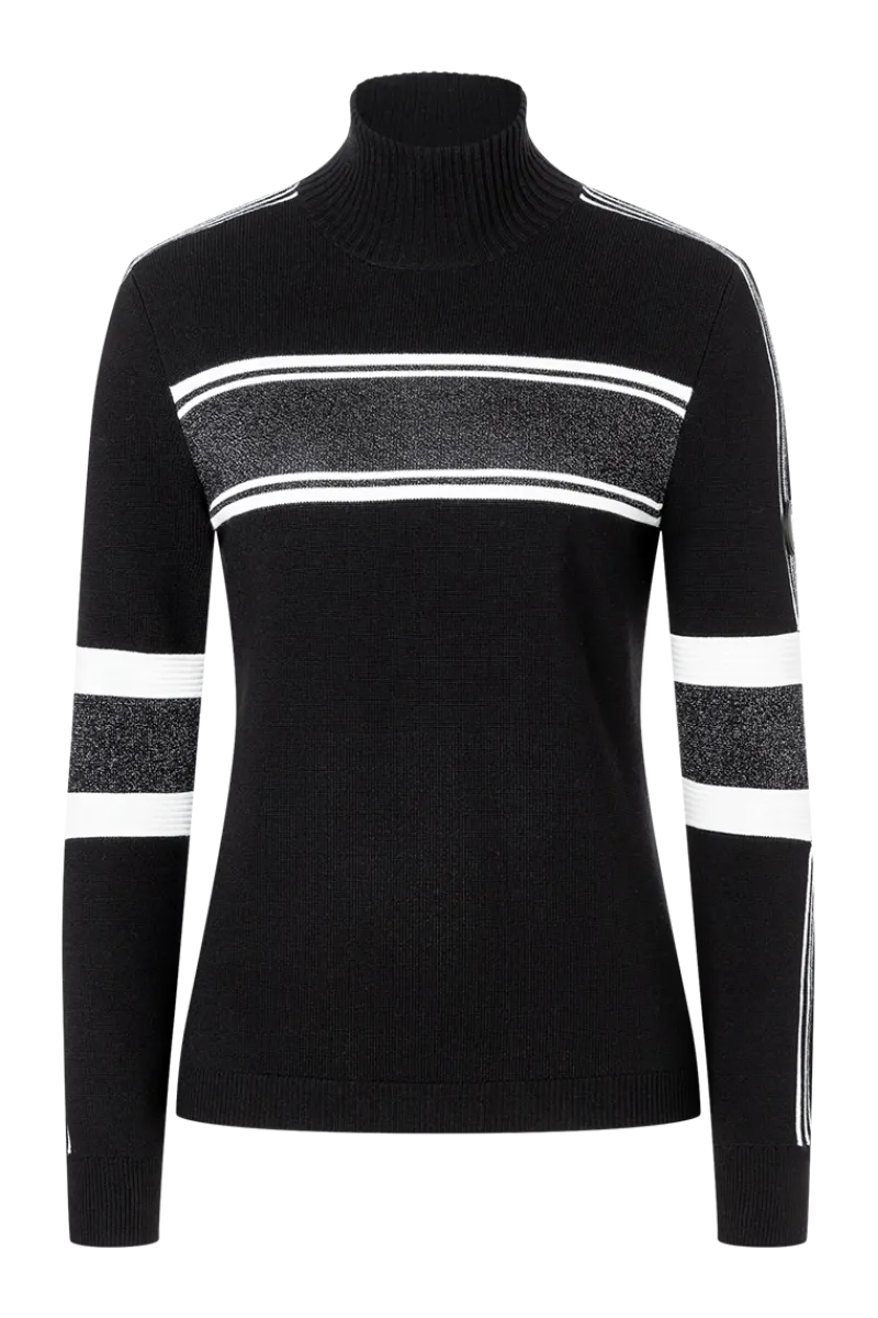 Clearance Lissa Lurex Wool Ski Sweater Women Ski Layers